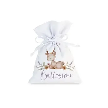 30 Sacchetti Cerbiatto personalizzabili