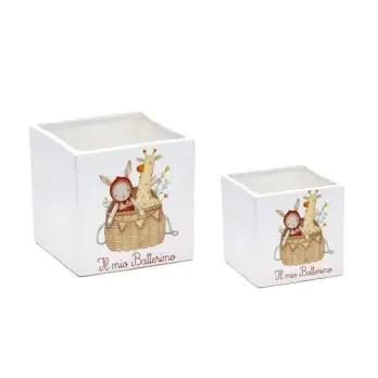 Vaso cubo Vintage Toys personalizzabile