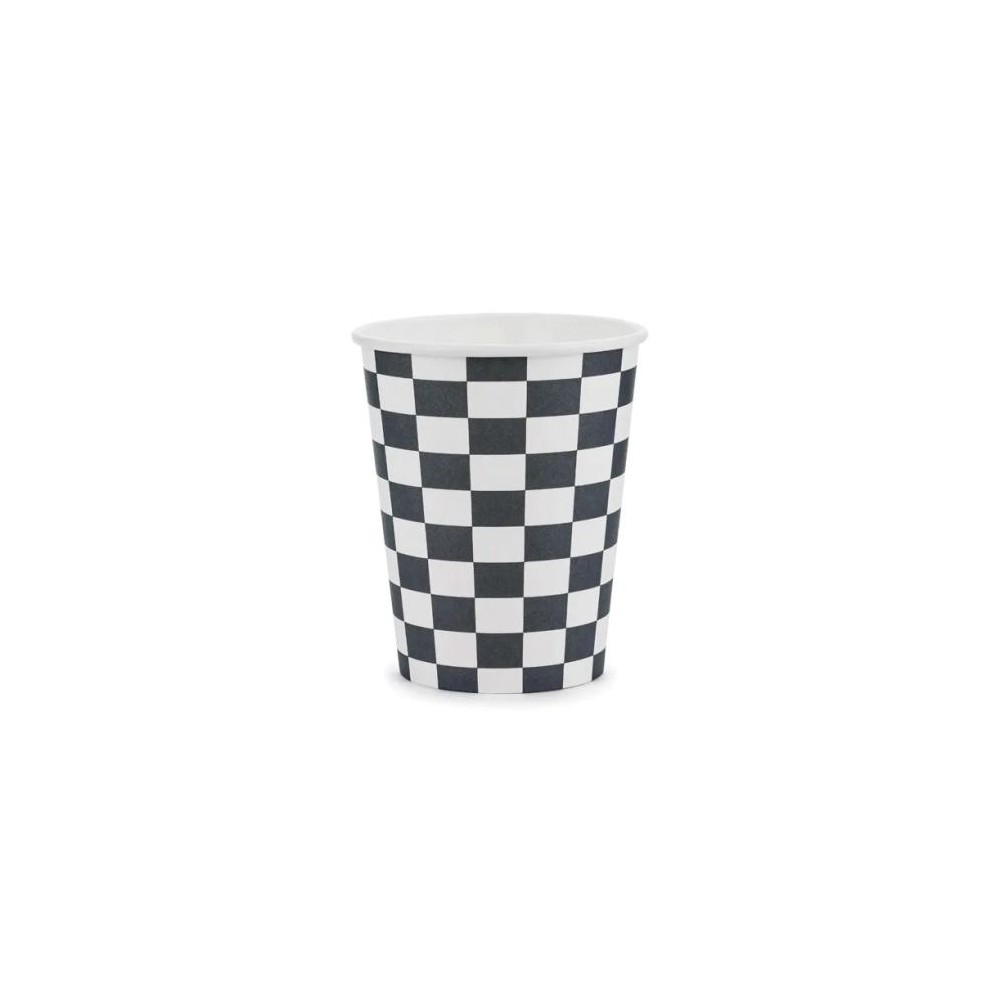 Bicchieri Bandiera a scacchi 220ml 6pz -  KPP74-EU3