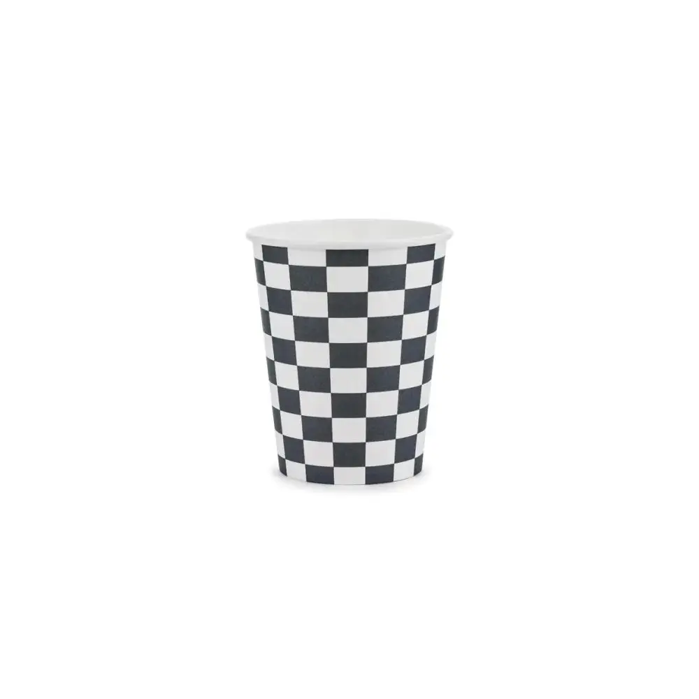 Bicchieri Bandiera a scacchi 220ml 6pz -  KPP74-EU3