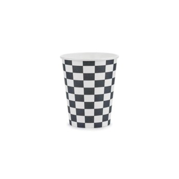Bicchieri Bandiera a scacchi 220ml 6pz -  KPP74-EU3