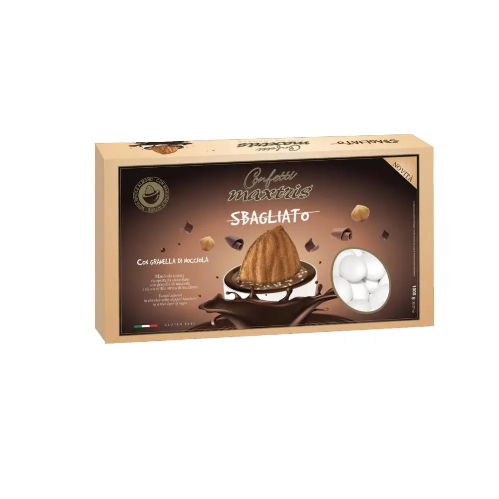 Confetti Maxtris Sbagliato Bianco 1kg - MAXSBB