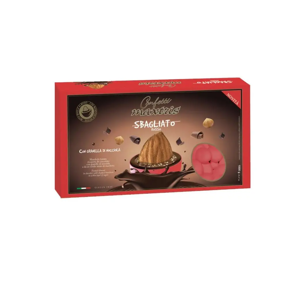 Confetti Maxtris Sbagliato Rosso 1kg - MAXSBRS