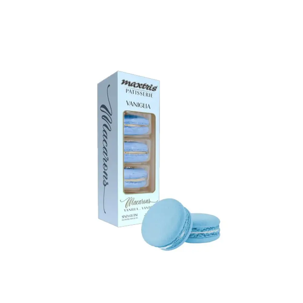Macarons Maxtris Vaniglia Carta da Zucchero  Blister da 5 pz - CTMACVANCZ5