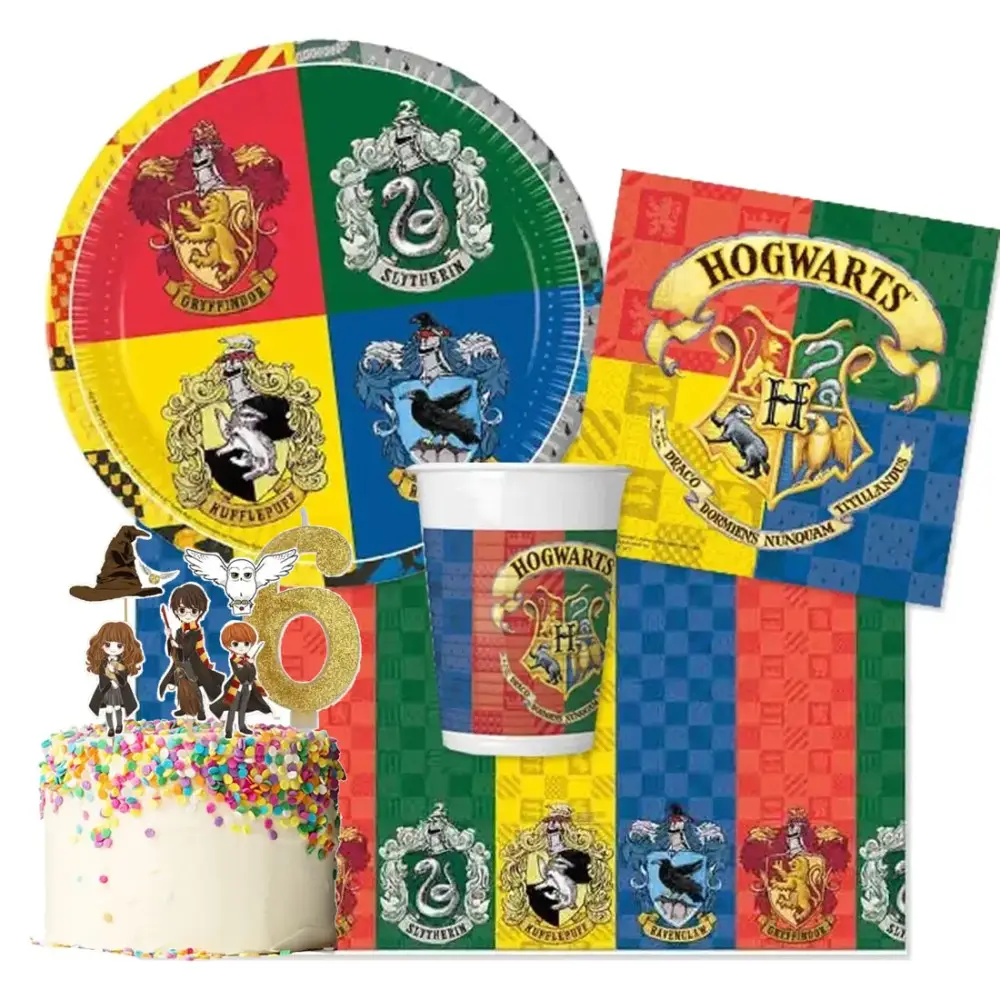 Kit n. 82 Harry Potter con picks e candelina per torta