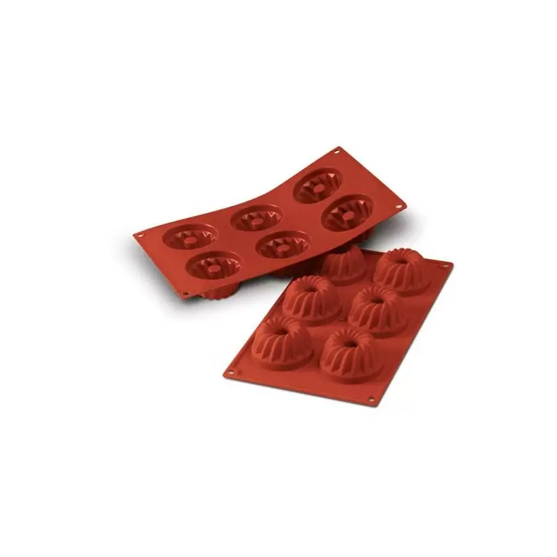 STAMPO SILICONE 24 SAVARIN PICCOLI A CUORE SF089 34x33 h 21 mm