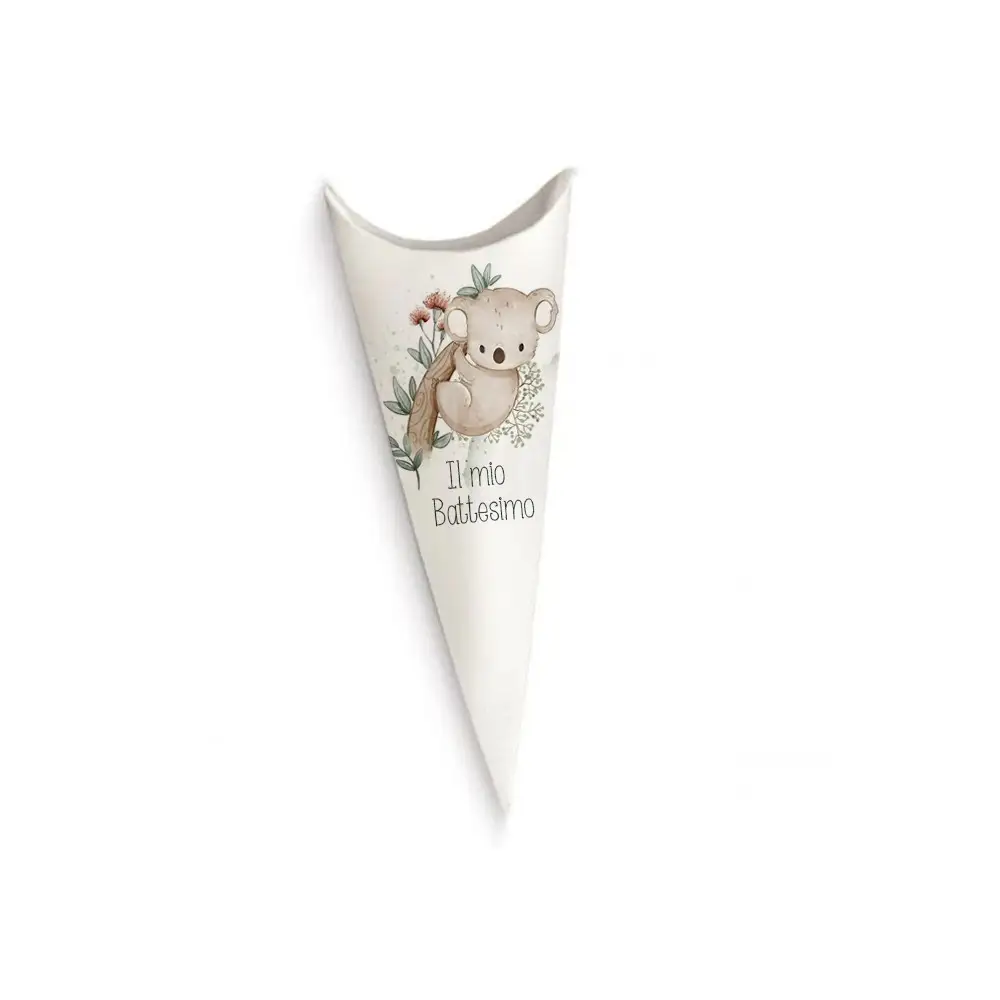 Cono Battesimo Koala New - 1pz