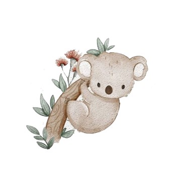 Sagoma in polistirolo Koala - 30 cm