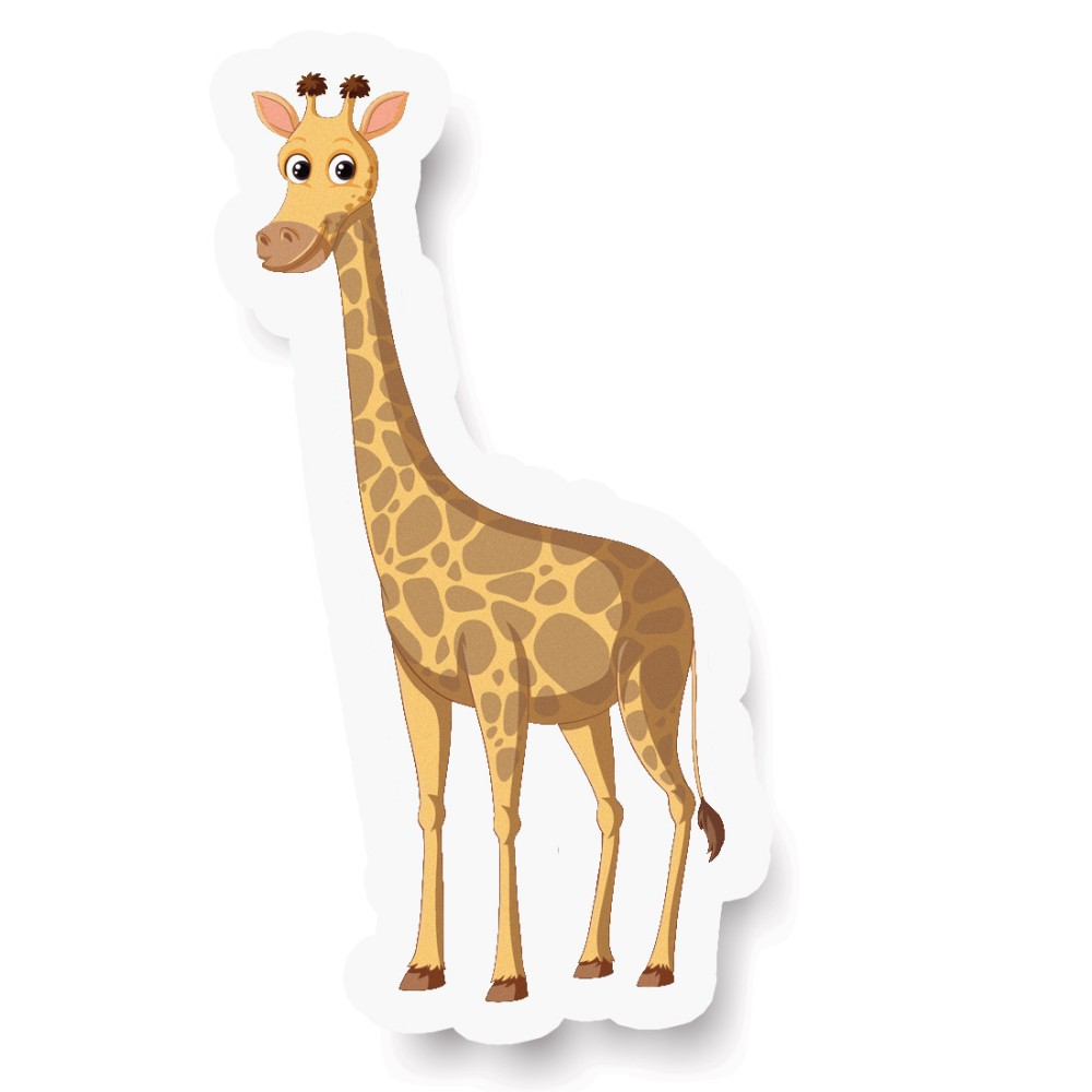 Sagoma in polistirolo Giraffa