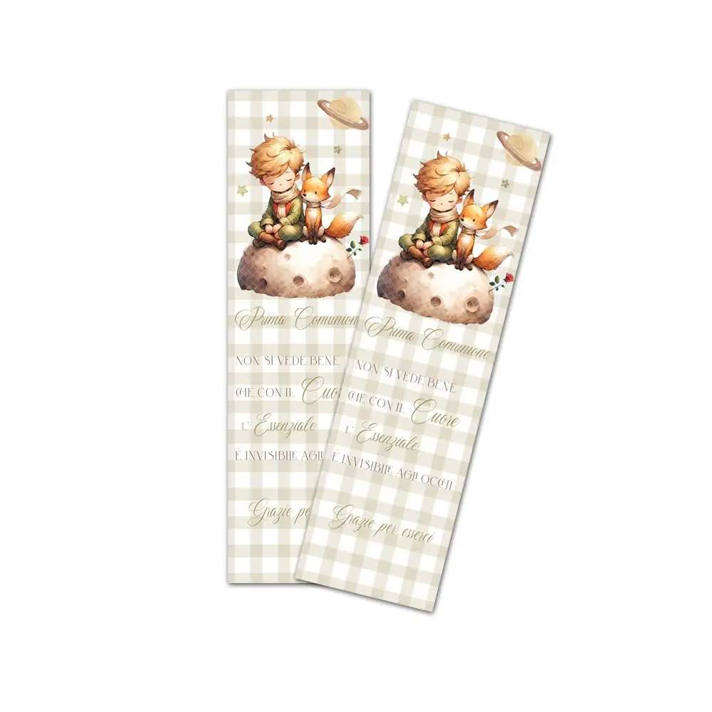 Segnaposto Rettangolare Prima Comunione Little prince  - 1pz