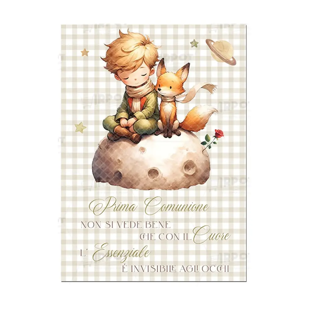 Cartellone di Benvenuto Comunione Little Prince