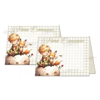 Targhetta segnagusto Prima Comunione Little Prince - 1 PZ
