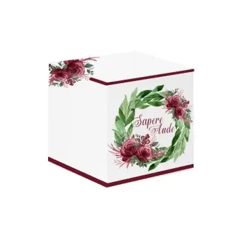Scatolina cubetto Laurea Sapere Aude - 1pz
