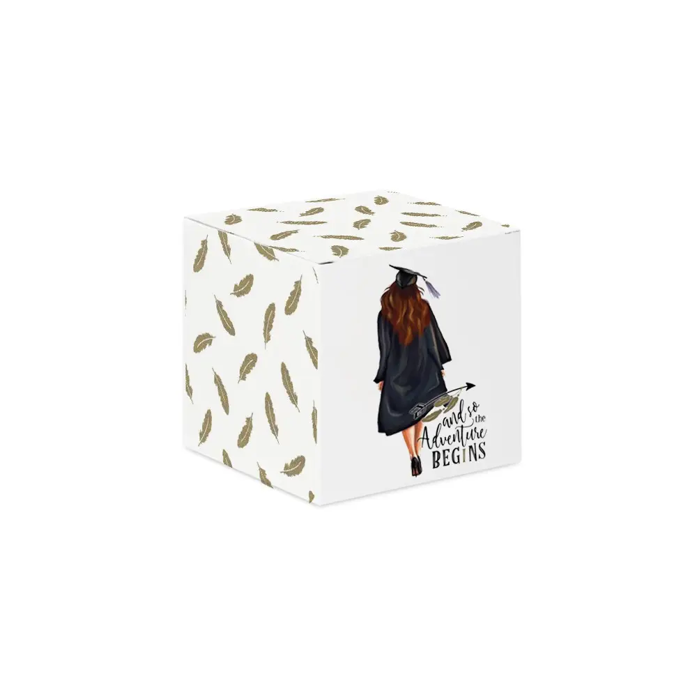 Scatolina portaconfetti cubetto Laurea Adventure - 20 pz