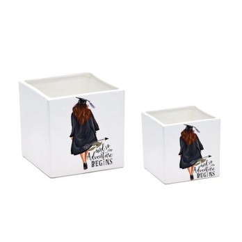 Vaso Laurea Adventure personalizzabile