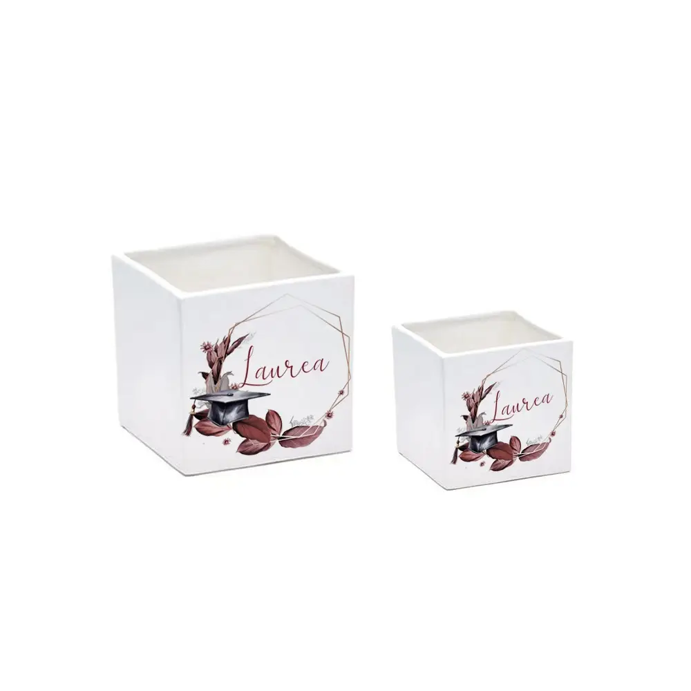 Vaso Laurea Geometric personalizzabile