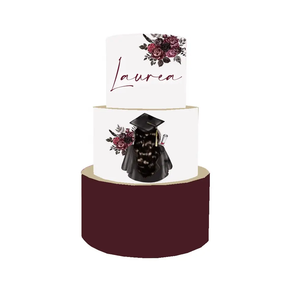 Torta Scenografica per Laurea - Graduation Girl