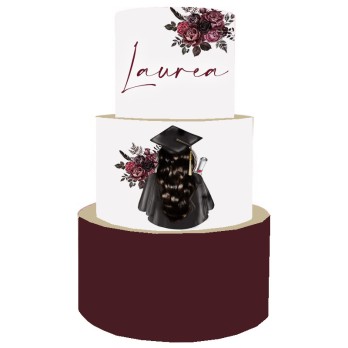 Torta Scenografica per Laurea - Graduation Girl
