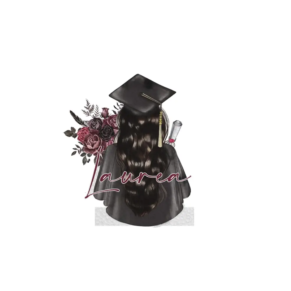 Sagoma in polistirolo Laurea Graduation Girl - 30 cm