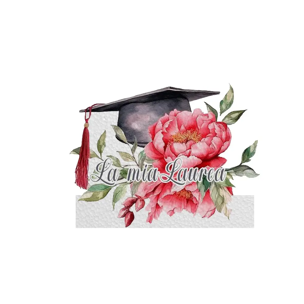 Sagoma in polistirolo Laurea Peonia - 30 cm
