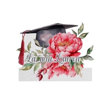 Sagoma in polistirolo Laurea Peonia - 30 cm