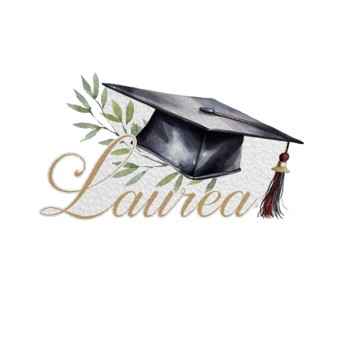 Sagoma in polistirolo Laurea Green - 30 cm