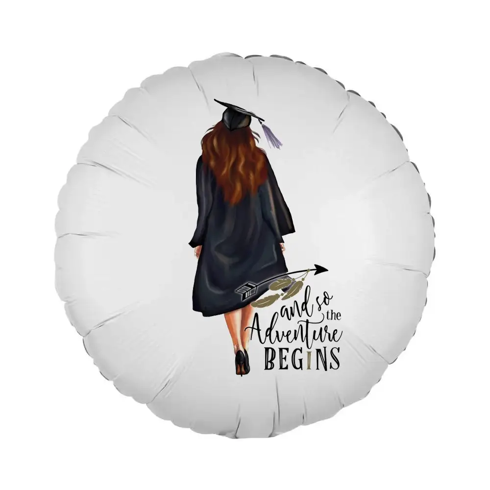 Palloncino foil stampa per Laurea Adventure