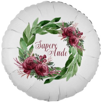 Palloncino foil stampa per Laurea Sapere aude
