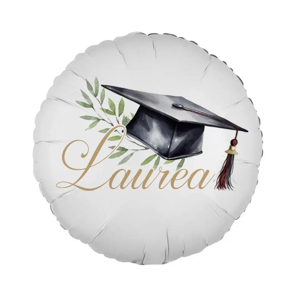 Palloncino foil stampa per Laurea Green