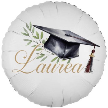 Palloncino foil stampa per Laurea Green