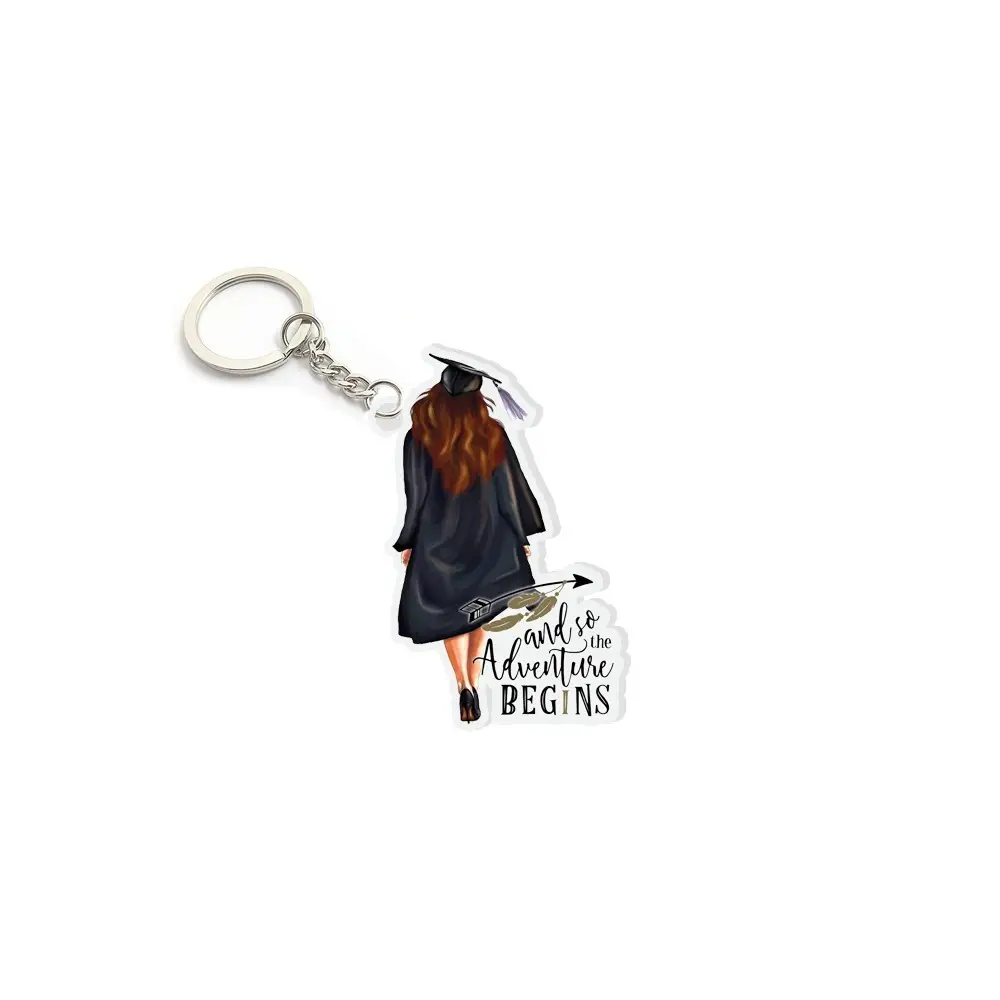 Portachiavi in plexiglass Laurea Adventure -10pz