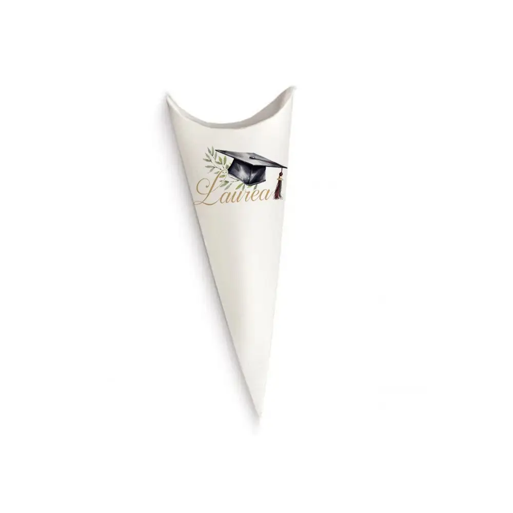 Cono Laurea Green - 20pz