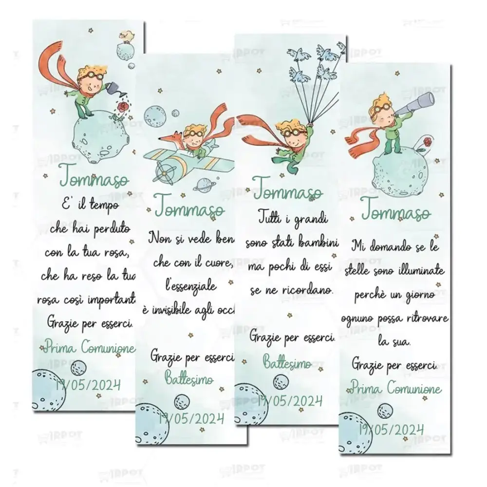 50 Segnaposto Personalizzabili Piccolo principe New
