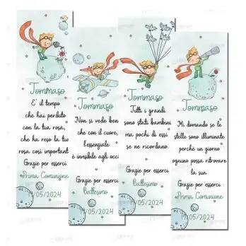 50 Segnaposto Personalizzabili Piccolo principe New