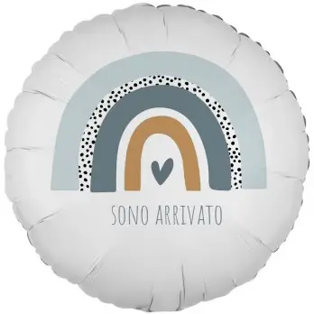 Palloncino foil stampa per battesimo Grafica a Scelta