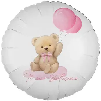 Palloncino foil stampa per battesimo Grafica a Scelta