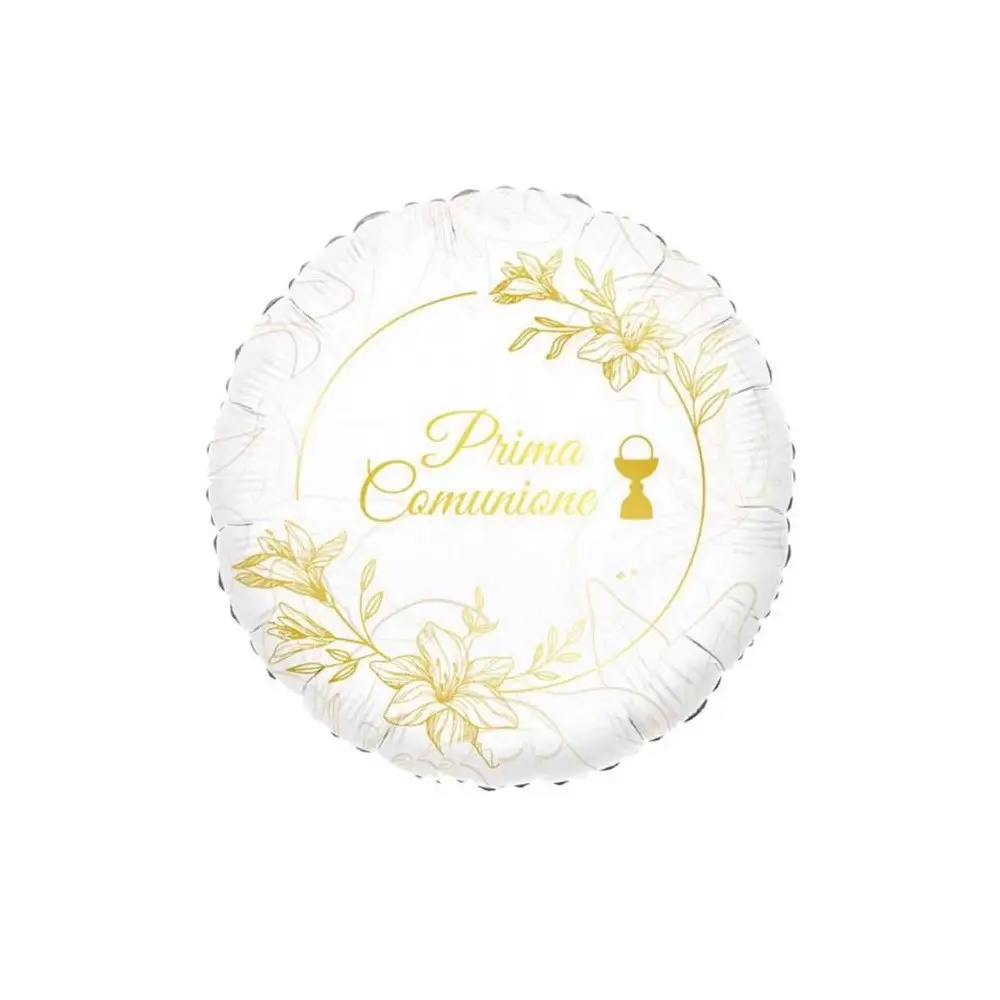 Palloncino foil Prima Comunione Elegant 76254 45cm