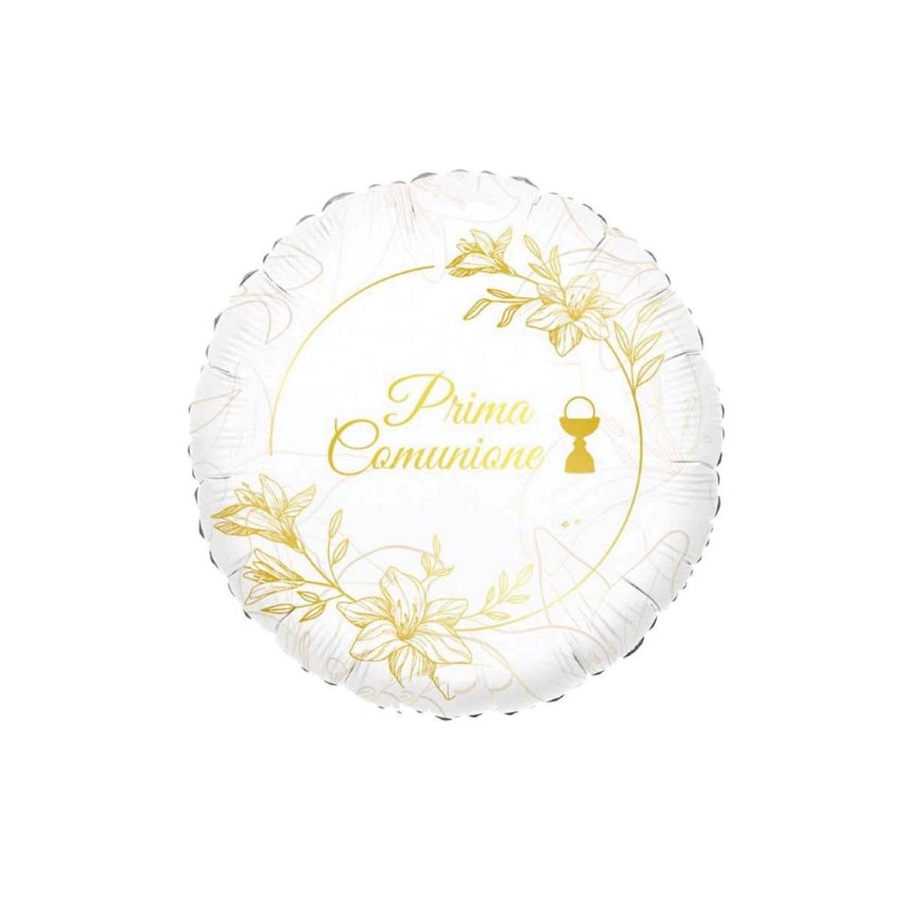 Palloncino foil Prima Comunione Elegant 76254 45cm