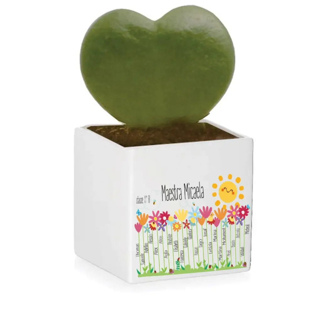 Vaso Spring Garden personalizzabile Per Maestra / Insegnante