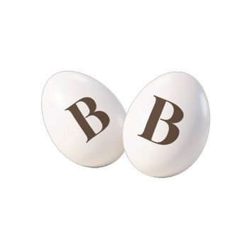 Confetti Maxtris Lettere Ciocomandorla - Lettera B - 200g