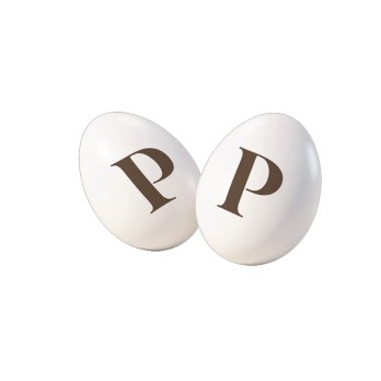 Confetti Maxtris Lettere Ciocomandorla - Lettera P - 200g