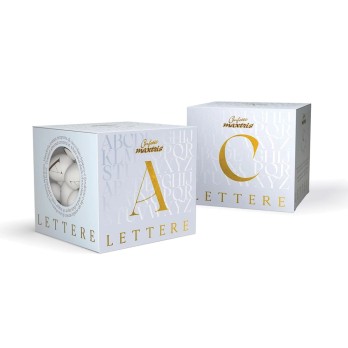Confetti Maxtris Lettere Ciocomandorla - Lettera R - 200g