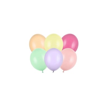 100 Palloncini Strong 12 cm Colori Pastello Assortiti Mix SB5P-000P