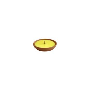 Candela Citronella in Terracotta 14 cm durata 5 ore - 27894