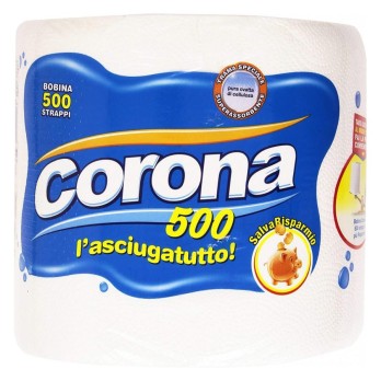 Corona Bobina rotolo di carta 500 Strappi