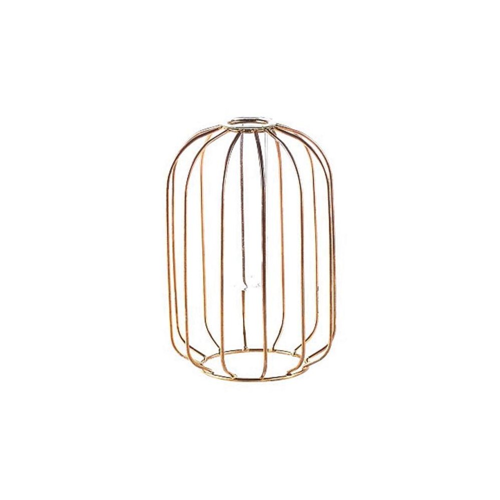 Gabbia Decorativa Portafiori Ovale con Fiala ( 12X12H 18 - fiala 3.5 H 8) - ST40/18