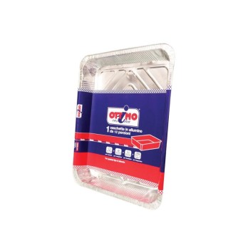 Ottimo Vaschette Alluminio 12 Porzioni Senza Coperchio - 1 Pz