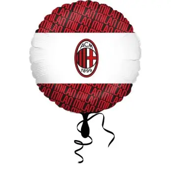 Palloncino foil AC Milan - 45 cm - 800023