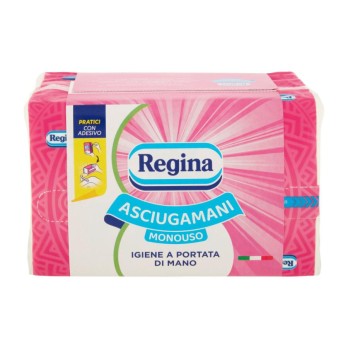 Regina Asciugamani Monouso di Carta 2 Veli -  100 Pz