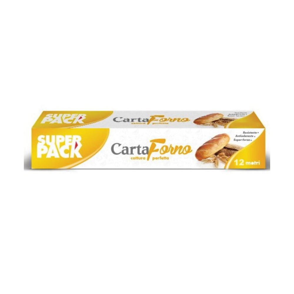 Superpack carta da forno rotolo 12 metri